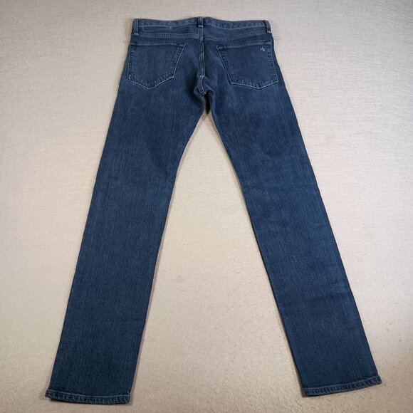 Rag & Bone Women's 30x32 Fit 2 Slim Skinny Leg Mid Rise Fits 31x31 Blue Jeans - Picture 4 of 14